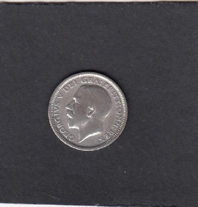 Beschrijving: 6 Pence  GEORGIUS V  